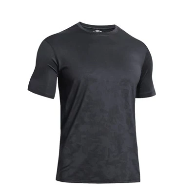 夏の屋外スポーツ用のクイックドライメッシュショートスリーブTシャツ